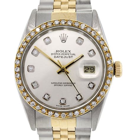 jual rolex datejust 16013|rolex datejust 16013 diamond bezel.